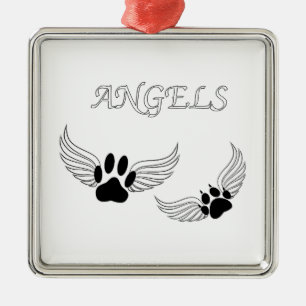 Ornamento De Metal Pás de anjo