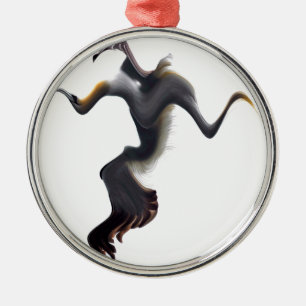 Ornamento De Metal Pássaro do Mar de Abstrato