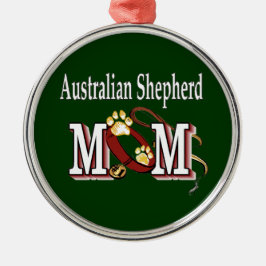 Ornamento De Metal Pastor australiano MOM