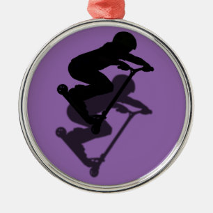 Ornamento De Metal Patinete - Patinete de dublagem 5