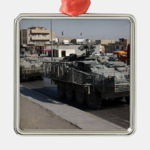 Ornamento De Metal patrulhamento dos soldados