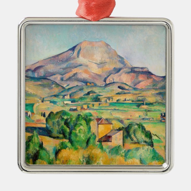 Ornamento De Metal Paul Cezanne - Mont Sainte-Victoire (Frente)