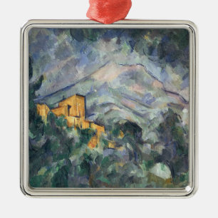 Ornamento De Metal Paul Cezanne   Montagne Sainte-Victoire e o Bl