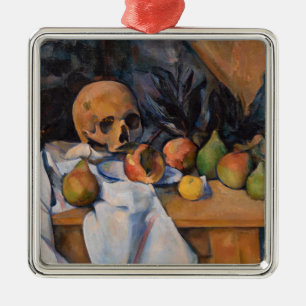 Ornamento De Metal Paul Cezanne - Natureza Morta com Caveira