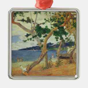 Ornamento De Metal Paul Gauguin pelo litoral, Martinica, 1887 (