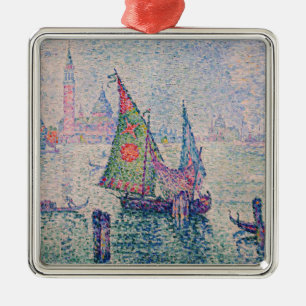 Ornamento De Metal Paul Signac - A vela verde