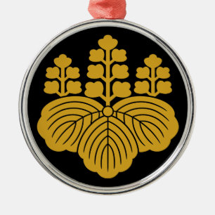 Ornamento De Metal Paulownia com 5 e 7 florescências