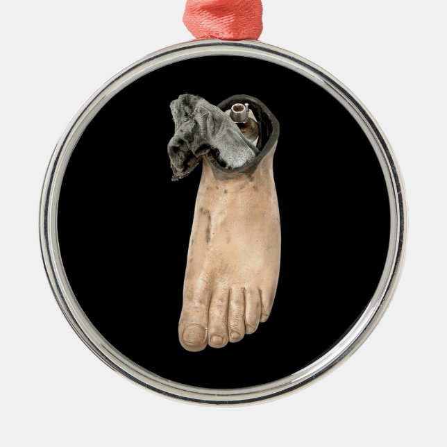 Ornamento De Metal Pé Falso (Frente)