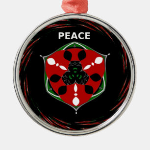 Ornamento De Metal Peace Hakuna Matata.png