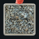 Ornamento De Metal Pebbles on Beach Stone Photoics<br><div class="desc">Pebbles on Beach Stone Photoics</div>