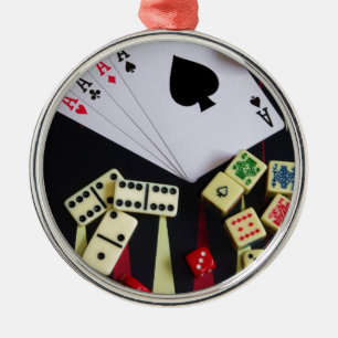 Ornamento De Metal Peças de jogos para casino de jogos