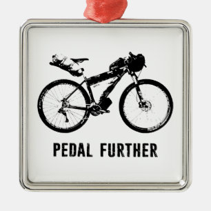 Ornamento De Metal Pedal para Bikepacking