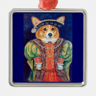 Ornamento De Metal Pembroke Welsh Corgi - Praça Premium