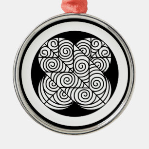 Ornamento De Metal Penas de gavião Asano