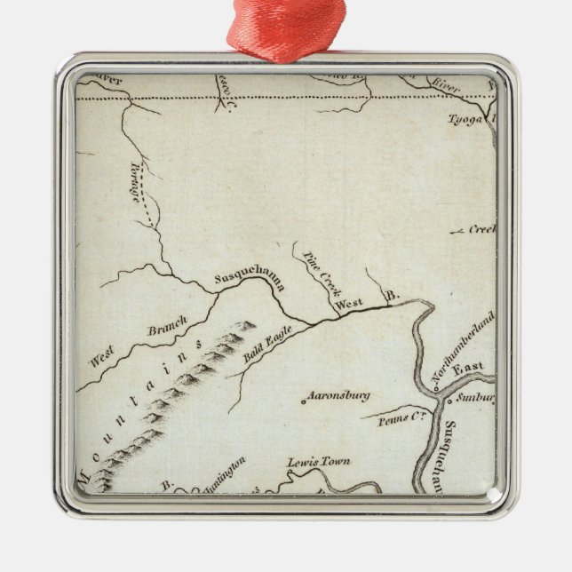 Ornamento De Metal Pensylvania 2 (Frente)