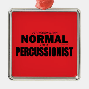 Ornamento De Metal Percussionista Normal