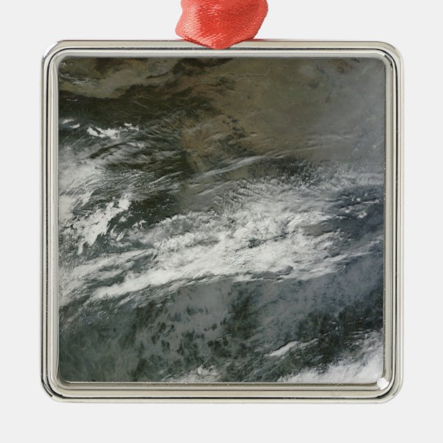 Ornamento De Metal Perigo sobre a China (Frente)