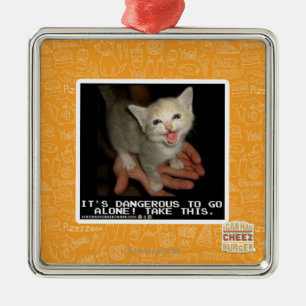 Ornamento De Metal Perigoso