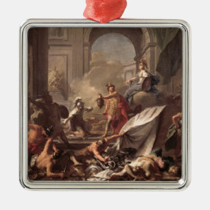 Ornamento De Metal Perseus, sob a protecção de Minerva