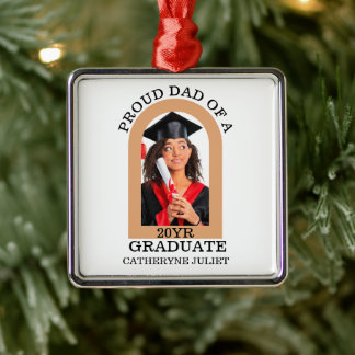 Ornamento De Metal Personalização da Foto de Arch Moderno com orgulho