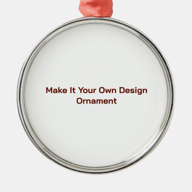 Ornamento De Metal Personalizado 53,98 mm (Frente)