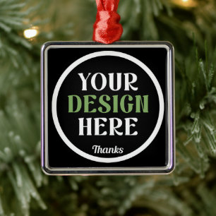 Ornamento De Metal personalizado, único, elegante e minimalista