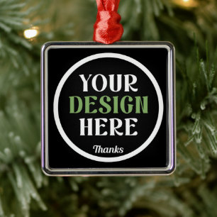 Ornamento De Metal personalizado, único, elegante e minimalista