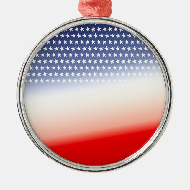 Ornamento De Metal Personalizar Americana (Frente)