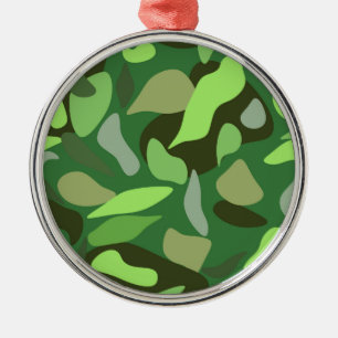 Ornamento De Metal Personalizar Camuflagem