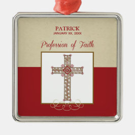 Ornamento De Metal Personalizar, RCIA Bênçãos sobre a Profissão de Fé