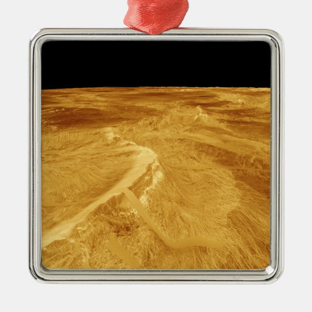 Ornamento De Metal Perspectiva 3D de Latona Vorona (Frente)