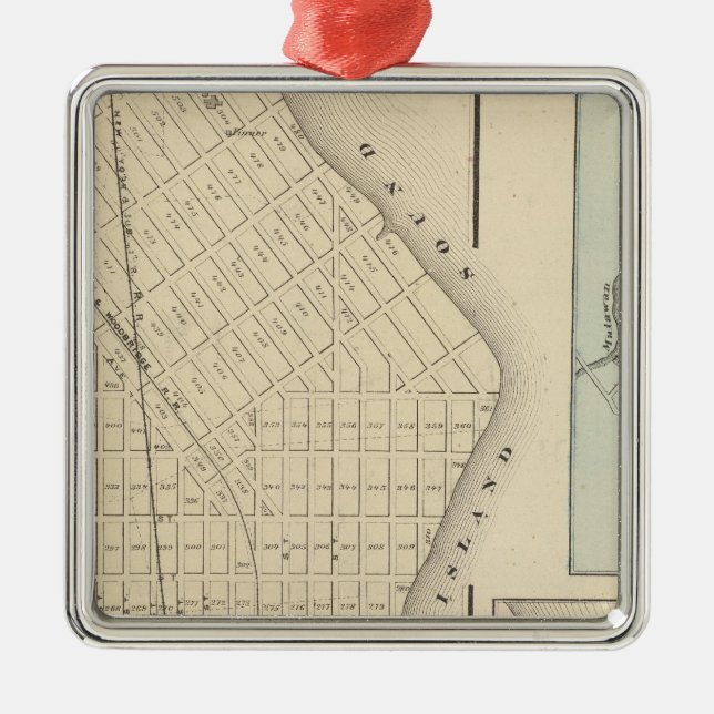 Ornamento De Metal Perth Amboy, NJ (Frente)