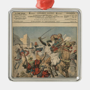 Ornamento De Metal Perto de Casablanca o carregamento dos goumiers