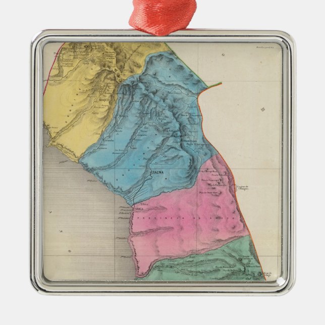 Ornamento De Metal Peru (Frente)