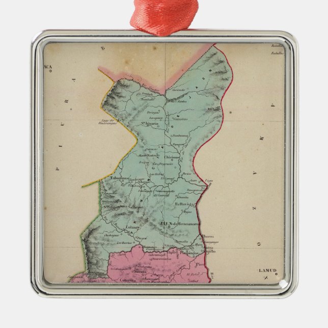 Ornamento De Metal Peru 14 (Frente)