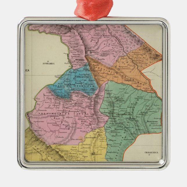 Ornamento De Metal Peru 33 (Frente)