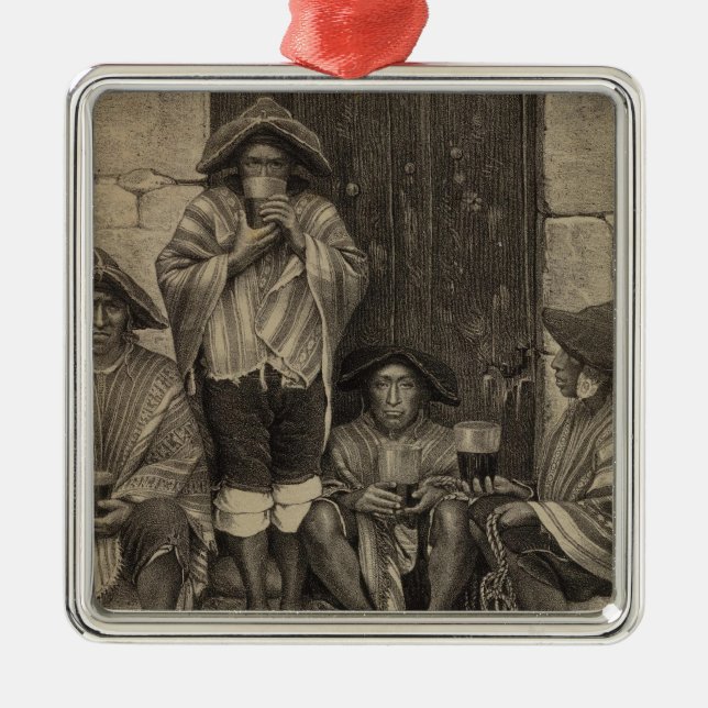 Ornamento De Metal Peru 34 (Frente)