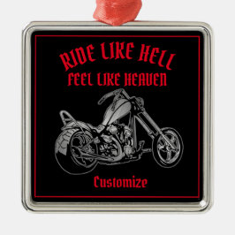 Ornamento de Metal Pesado Biker