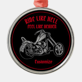 Ornamento de Metal Pesado Biker