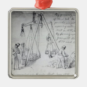 Ornamento De Metal Pesando pedras na rua de Francis, Londres