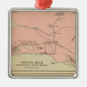 Ornamento De Metal Pescoço Scarborough de Prouts, praias de Higgins