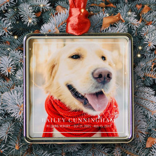 Ornamento De Metal Pet Memorial Em Amor Memória Foto Frame