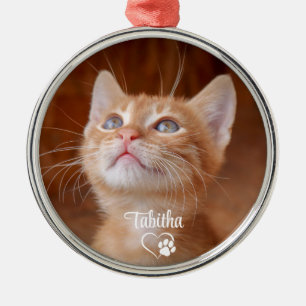 Ornamento De Metal Pet Photo
