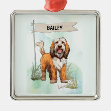 Petit Basset Griffon Vendeen Aquarela Cachorro
