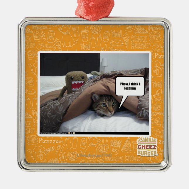 Ornamento De Metal Phew eu penso que eu o perdi (Frente)