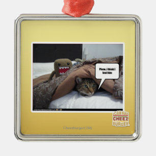 Ornamento De Metal Phew eu penso que eu o perdi