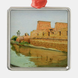 Ornamento De Metal Philae no Nile, 1894