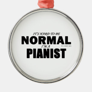 Ornamento De Metal Pianista normal