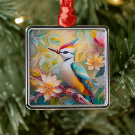 Ornamento De Metal Pica-Pica-Pica-Pica-Pica-Pau Juvenil