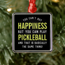 Pickleball é Felicidade Presente Divertido de Pick